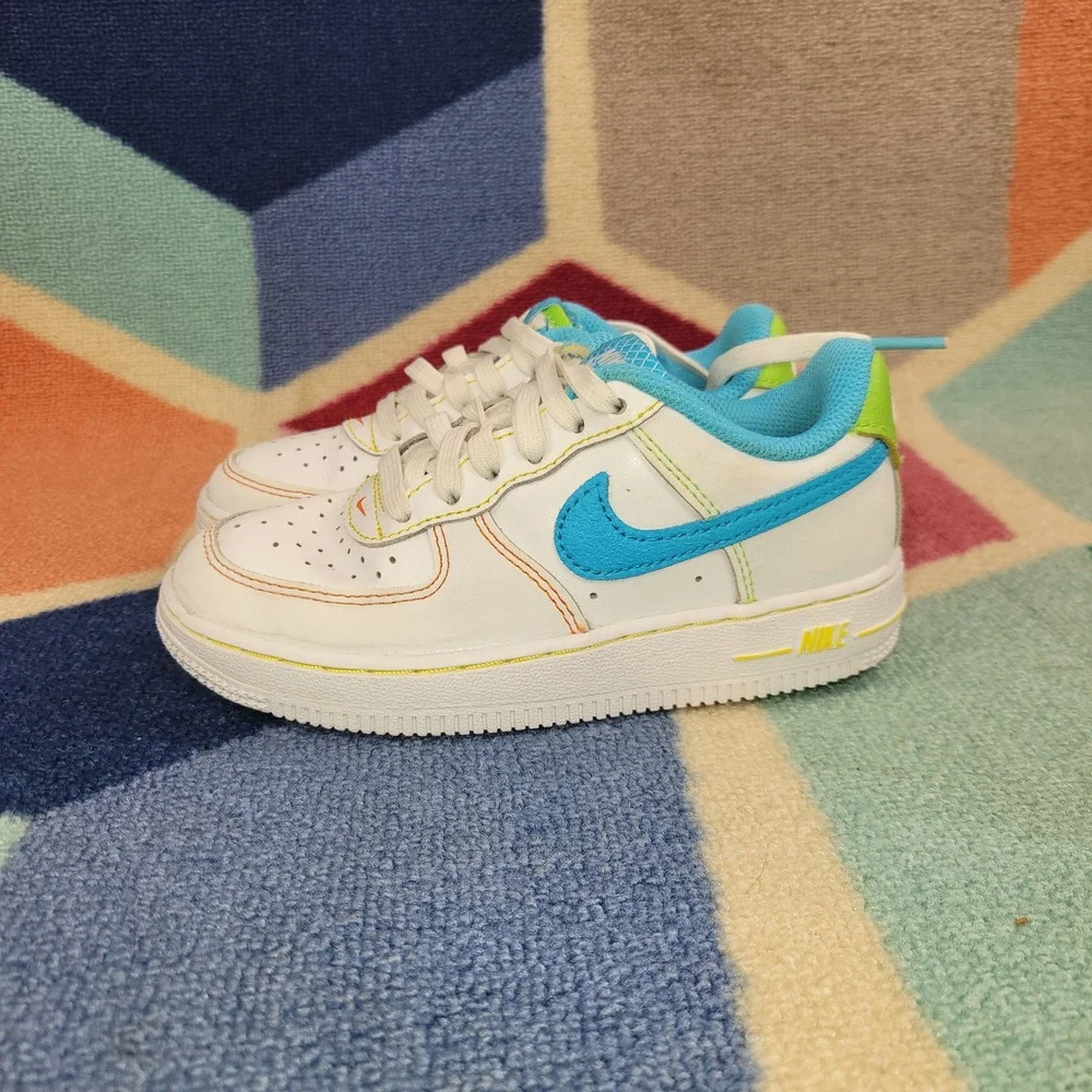 Nike Air Force 1 Low‎ Rainbow Stitch Sneakers